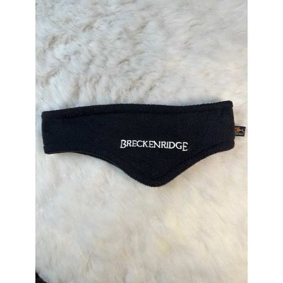 SCREAMER Fleece Headband Refrigiwear Brand Black One Size Polyester BRECKENRIDGE - Picture 1 of 8